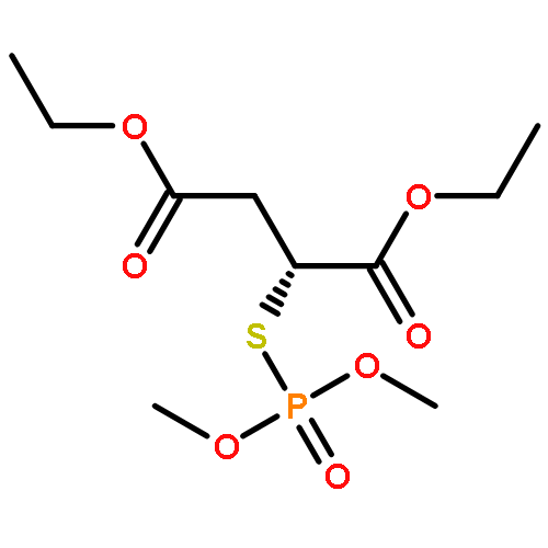 Butanedioic acid, [(dimethoxyphosphinyl)thio]-, diethyl ester, (R)-