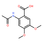 Benzoic acid,2-(acetylamino)-4,5-dimethoxy-