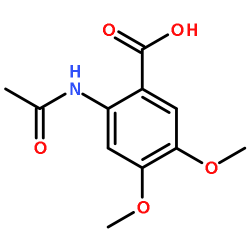 Benzoic acid,2-(acetylamino)-4,5-dimethoxy-