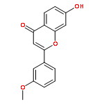 4H-1-Benzopyran-4-one, 7-hydroxy-2-(3-methoxyphenyl)-