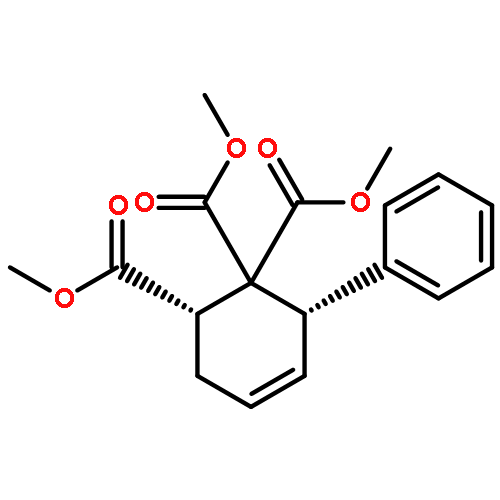 4-Cyclohexene-1,1,2-tricarboxylic acid, 6-phenyl-, trimethyl ester, cis-