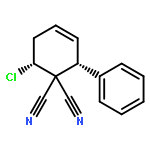 3-Cyclohexene-1,1-dicarbonitrile, 6-chloro-2-phenyl-, cis-