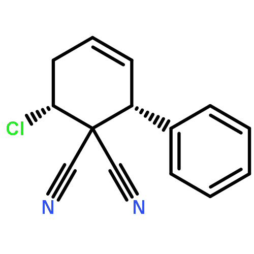 3-Cyclohexene-1,1-dicarbonitrile, 6-chloro-2-phenyl-, cis-