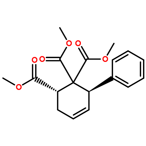 4-CYCLOHEXENE-1,1,2-TRICARBOXYLIC ACID, 6-PHENYL-, TRIMETHYL ESTER, TRANS-