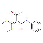 Butanamide, 2-[bis(methylthio)methylene]-3-oxo-N-phenyl-