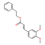 2-Propenoic acid,3-(3,4-dimethoxyphenyl)-, 2-phenylethyl ester