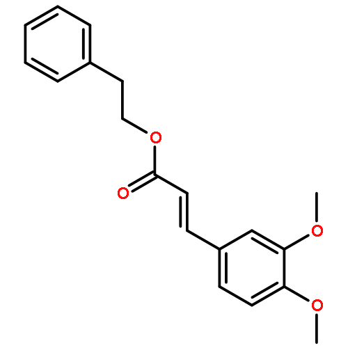 2-Propenoic acid,3-(3,4-dimethoxyphenyl)-, 2-phenylethyl ester