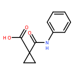 Cyclopropanecarboxylic acid, 1-[(phenylamino)carbonyl]-