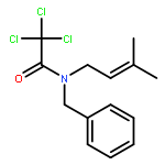 Acetamide, 2,2,2-trichloro-N-(3-methyl-2-butenyl)-N-(phenylmethyl)-