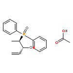 1-Penten-3-ol, 4-(diphenylphosphinyl)-, acetate, (R*,R*)-(±)-