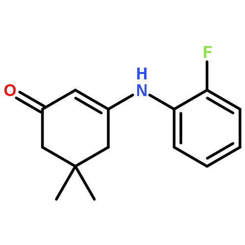 2-Cyclohexen-1-one,3-[(2-fluorophenyl)amino]-5,5-dimethyl-