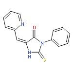 4-Imidazolidinone, 3-phenyl-5-(2-pyridinylmethylene)-2-thioxo-, (Z)-