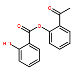 Benzoic acid, 2-hydroxy-, 2-acetylphenyl ester