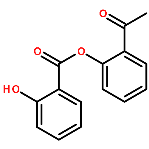 Benzoic acid, 2-hydroxy-, 2-acetylphenyl ester