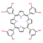 5,10,15,20-Tetrakis(3,5-dihydroxyphenyl)-21H,23H-porphine