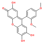 3H-Xanthen-3-one, 9-(2,4-dimethoxyphenyl)-2,6,7-trihydroxy-