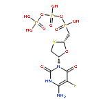 Triphosphoric acid,P-[[(2R,5S)-5-(4-amino-5-fluoro-2-oxo-1(2H)-pyrimidinyl)-1,3-oxathiolan-2-yl]methyl]ester