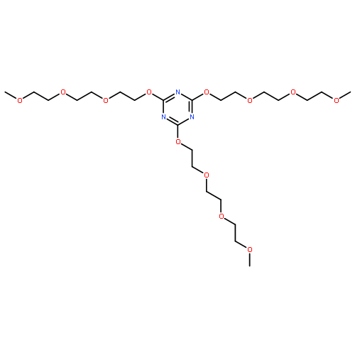 1,3,5-Triazine, 2,4,6-tris[2-[2-(2-methoxyethoxy)ethoxy]ethoxy]-