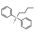 Stannane, butyliododiphenyl-