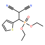 Phosphonic acid, [2,2-dicyano-1-(2-thienyl)ethyl]-, diethyl ester