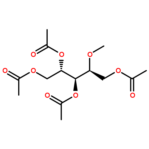 L-Arabinitol, 2-O-methyl-, tetraacetate