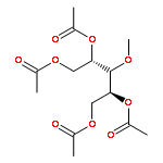 L-ARABINITOL, 3-O-METHYL-, TETRAACETATE