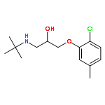 2-Propanol,1-(2-chloro-5-methylphenoxy)-3-[(1,1-dimethylethyl)amino]-