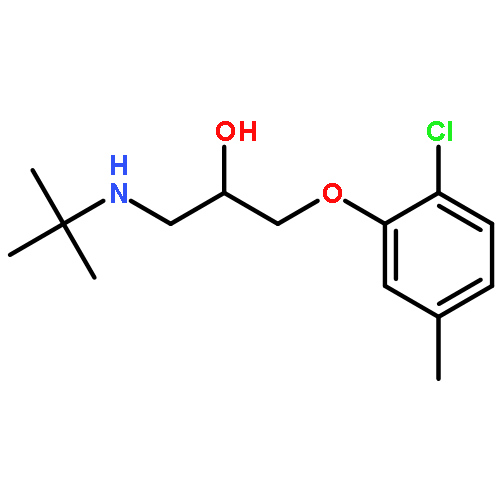 2-Propanol,1-(2-chloro-5-methylphenoxy)-3-[(1,1-dimethylethyl)amino]-