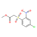 Acetic acid, [(4-chloro-2-nitrophenyl)sulfonyl]-, methyl ester