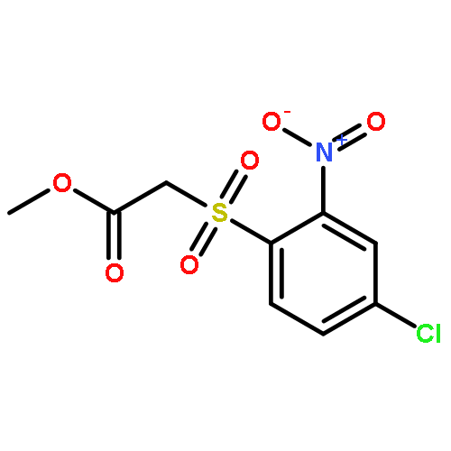 Acetic acid, [(4-chloro-2-nitrophenyl)sulfonyl]-, methyl ester