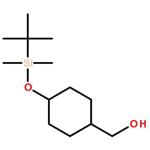 Cyclohexanemethanol, 4-[[(1,1-dimethylethyl)dimethylsilyl]oxy]-, trans-