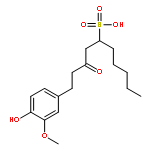 Benzenepentanesulfonicacid, 4-hydroxy-3-methoxy-g-oxo-a-pentyl-, (-)-