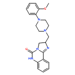 Imidazo[1,2-c]quinazolin-5(3H)-one,2,6-dihydro-2-[[4-(2-methoxyphenyl)-1-piperazinyl]methyl]-