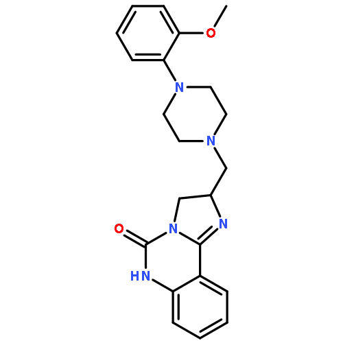 Imidazo[1,2-c]quinazolin-5(3H)-one,2,6-dihydro-2-[[4-(2-methoxyphenyl)-1-piperazinyl]methyl]-