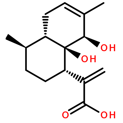 1-Naphthaleneaceticacid, 1,2,3,4,4a,5,8,8a-octahydro-8,8a-dihydroxy-4,7-dimethyl-a-methylene-, (1S,4R,4aS,8R,8aR)-