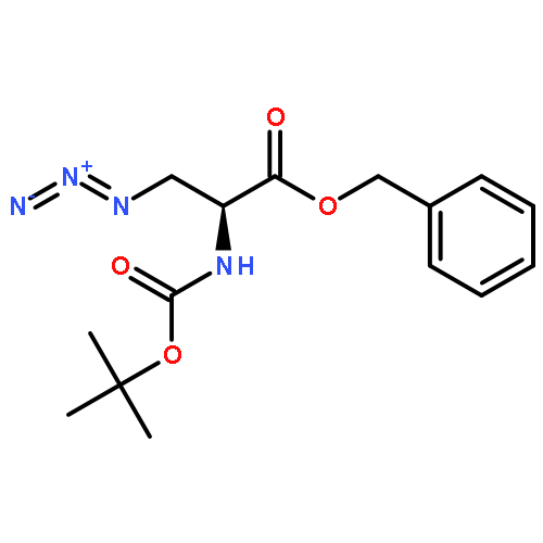 L-Alanine, 3-azido-N-[(1,1-dimethylethoxy)carbonyl]-, phenylmethyl ester