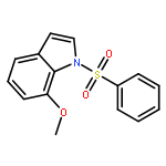 1-(benzenesulfonyl)-7-methoxyindole