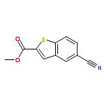 Benzo[b]thiophene-2-carboxylicacid, 5-cyano-, methyl ester