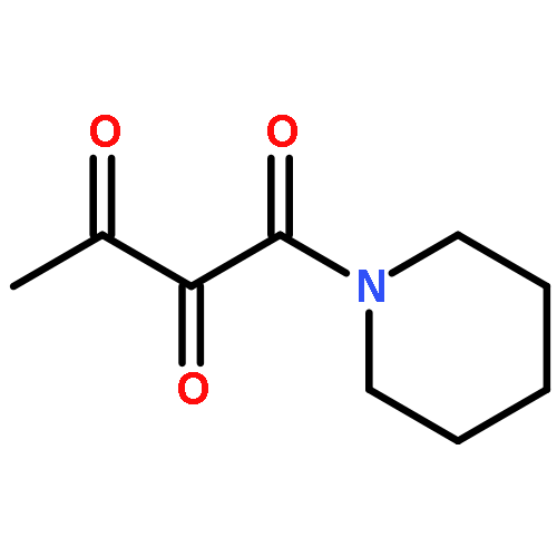 PIPERIDINE, 1-(1,2,3-TRIOXOBUTYL)-