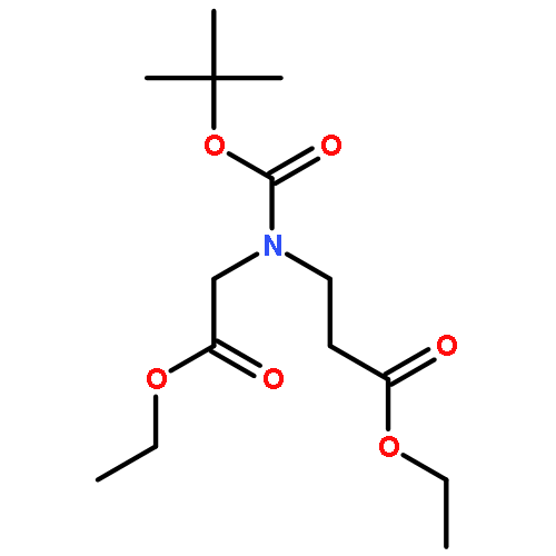 3-(tert-Butoxycarbonyl-ethoxycarbonylmethyl-amino) -propionic acid ethyl es ter