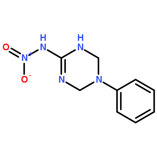 1,3,5-Triazin-2-amine, 1,4,5,6-tetrahydro-N-nitro-5-phenyl-