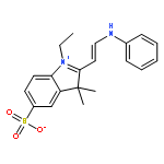 1-Ethyl-3,3-dimethyl-2-(2-(phenylamino)vinyl)-3H-indol-1-ium-5-sulfonate