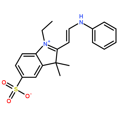 1-Ethyl-3,3-dimethyl-2-(2-(phenylamino)vinyl)-3H-indol-1-ium-5-sulfonate