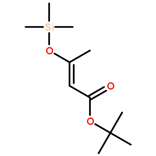 2-Butenoic acid, 3-[(trimethylsilyl)oxy]-, 1,1-dimethylethyl ester, (E)-