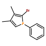 1H-Phosphole, 2-bromo-3,4-dimethyl-1-phenyl-