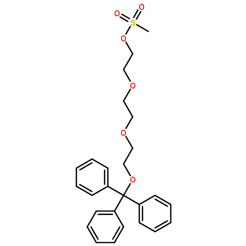 1-(methylsulfonyl)-10-(triphenylcarbinyl)-1,4,7,10-tetraoxadecane