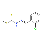 Hydrazinecarbodithioic acid, [(2-chlorophenyl)methylene]-, methyl ester