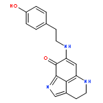 Pyrrolo[4,3,2-de]quinolin-8(1H)-one,3,4-dihydro-7-[[2-(4-hydroxyphenyl)ethyl]amino]-