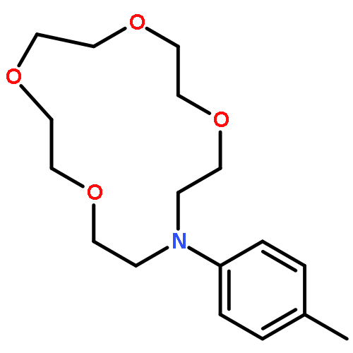 1,4,7,10-Tetraoxa-13-azacyclopentadecane, 13-(4-methylphenyl)-