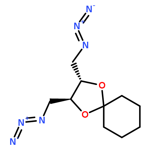 1,4-Dioxaspiro[4.5]decane, 2,3-bis(azidomethyl)-, (2S-trans)-